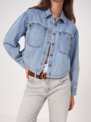 Bevvie Woven Denim Jacket - Image 2