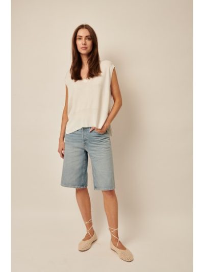 Maggie Top in chalk - Image 3
