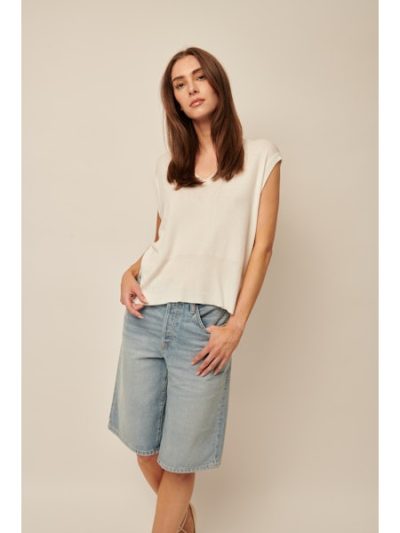 Maggie Top in chalk