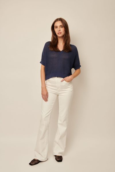Piper Knit Top in CURRENT - Image 2