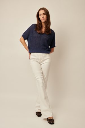 Piper Knit Top in CURRENT - Image 3