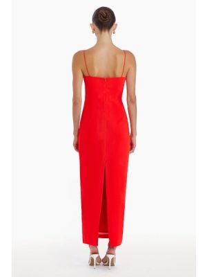 Lawrence Maxi Dress in Crimson - coming soon - Image 2