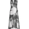 Crissy Printed Cowl Halter Dress - Image 2