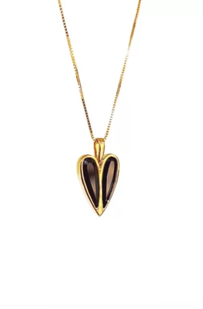 Monroe Necklace in Black Gold - Image 4