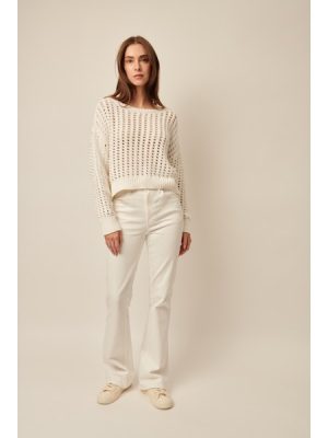 Evie Sweater in chalk - coming soon - Image 3