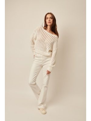 Evie Sweater in chalk - coming soon - Image 2