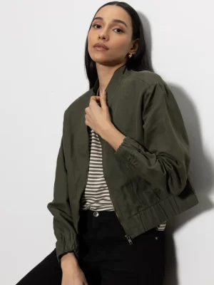 Gabi Linen Bomber - coming spring'25