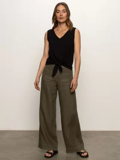 Christy Wide Leg Pants in Kalamata