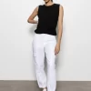 Diane Draped Tank in black - Image 5