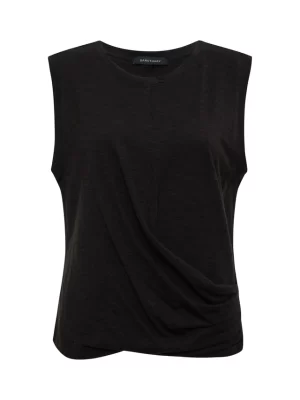 Diane Draped Tank in black - coming spring'25 - Image 4