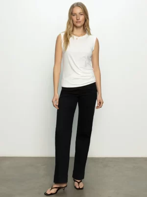 Diane Draped Tank in white - coming spring'25 - Image 3