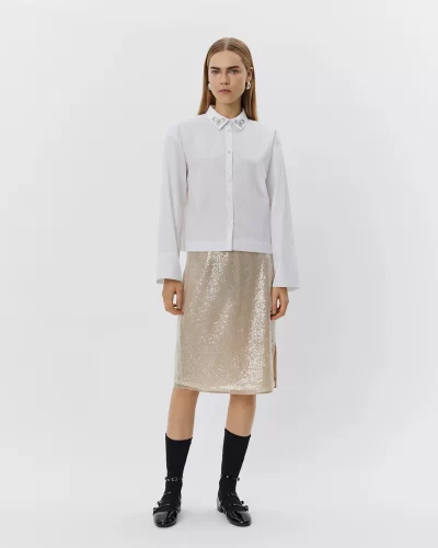 ELLIDA SHIRT in Brilliant White - XS - Image 7