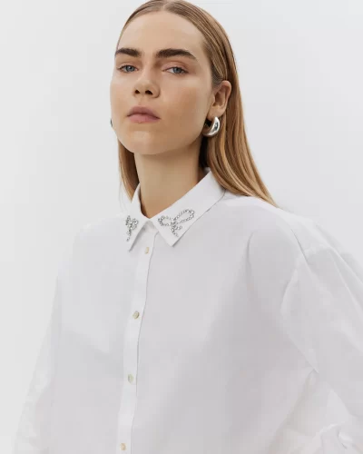 ELLIDA SHIRT in Brilliant White - XS