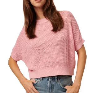 Emersyn Knit Top in taffy - Image 3