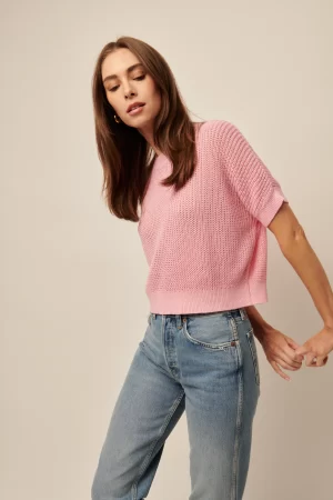 Emersyn Knit Top in taffy