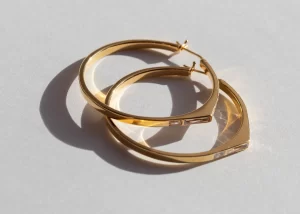 Golden Hour Hoops in Gold - Image 7