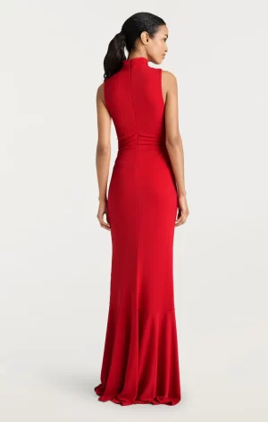 Rori gown in candy apple - Image 3
