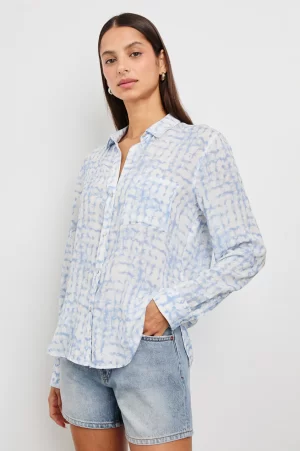 Josephine shirt in Diffused Plaid - coming soon