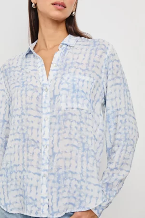 Josephine shirt in Diffused Plaid - coming soon - Image 5