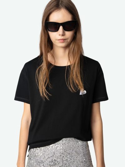 Marta Heart Zadig in black - xs