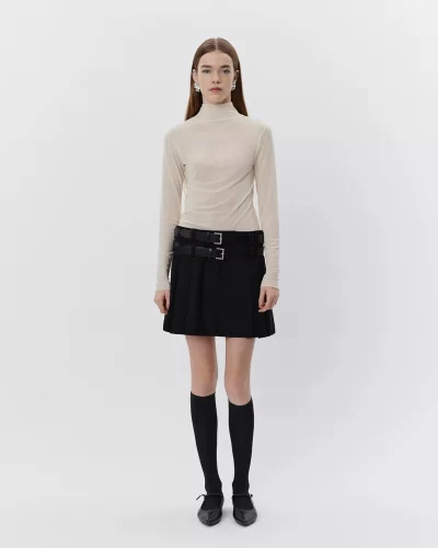 MARGOT MESH TOP in Off white - Image 7