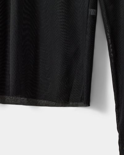MARGOT MESH TOP in Black - Image 2
