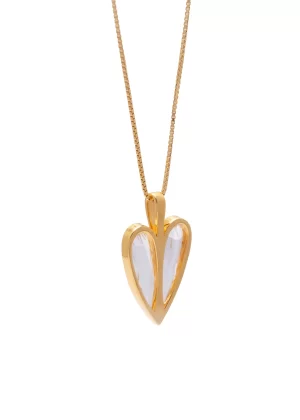 Monroe Necklace in Clear Gold - coming soon - Image 4