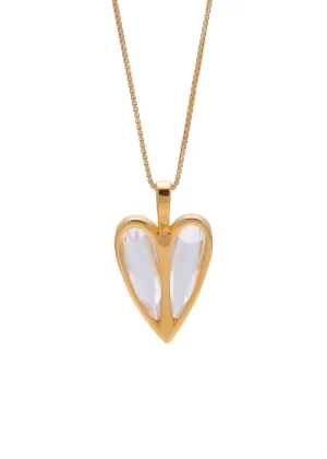 Monroe Necklace in Clear Gold - coming soon - Image 5