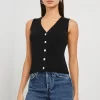 Rosa vest in Black - Image 4