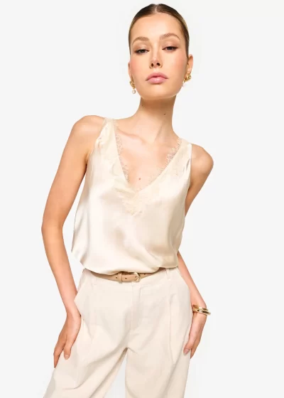 Marris Camisole in Bone Medium - Image 4