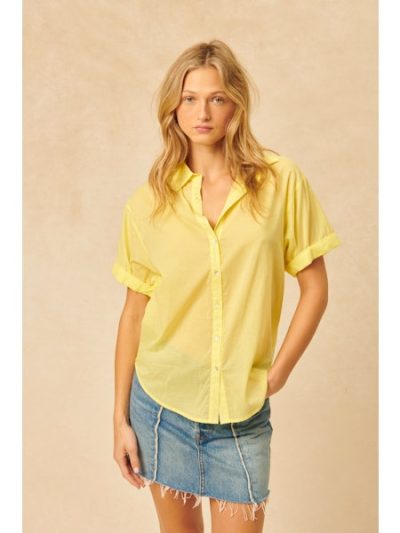 Shay Shirt IN LEMON DROP - sz large