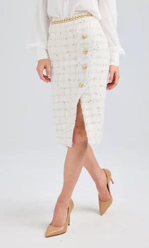 Arcadia Tweed Skirt - Image 5