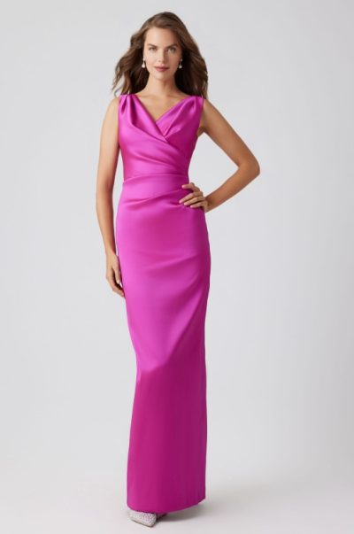 Claire Bodice Ruched Tank Gown