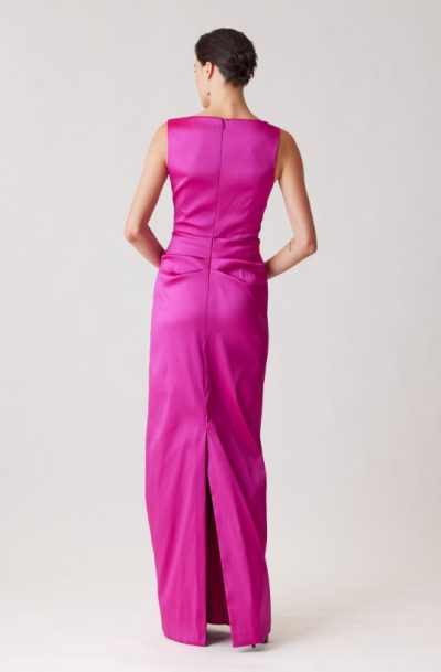 Claire Bodice Ruched Tank Gown - Image 2