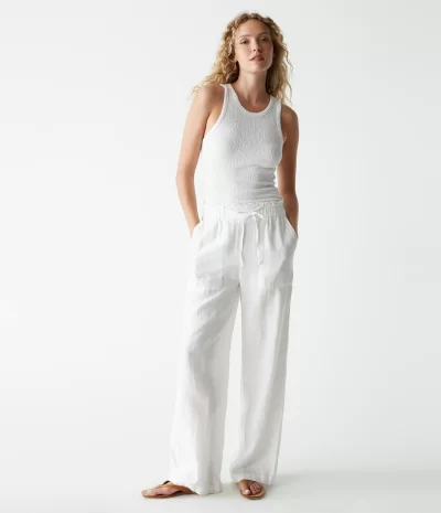 Jules Pant in white
