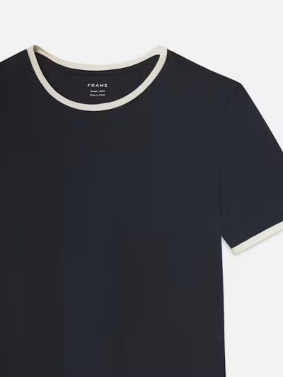 Meggy Ringer Baby Tee - sz medium - Image 4