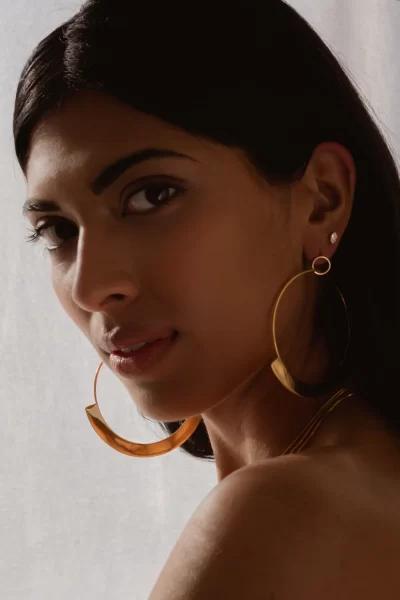 Empress Hoops in Gold