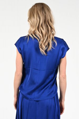 Olivia Blouse in royal blue - Image 4