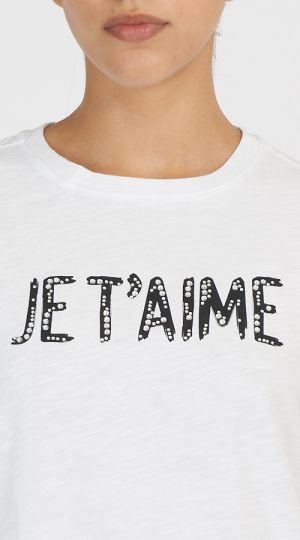 Je T'aime Shrunken Tee - coming soon - Image 2