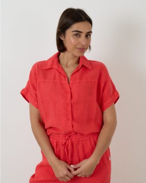 Wini Blouse in Pomegranate