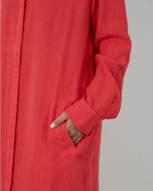 Paulette Dress in Pomegranate - Image 7