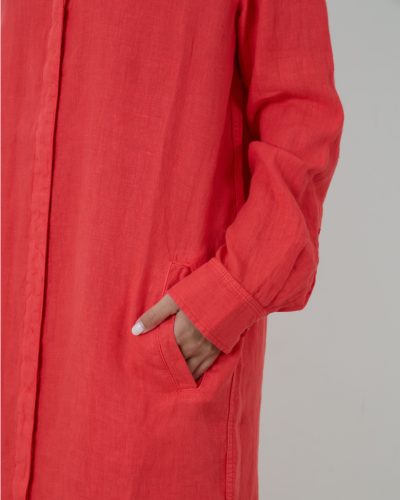 Paulette Dress in Pomegranate - Image 7