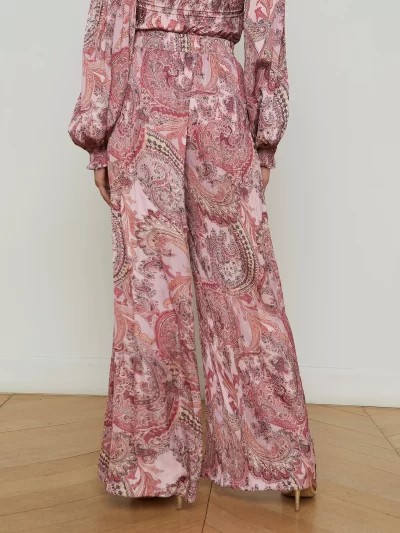 Lillian Satin Wide-Leg Pant - Image 5