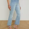 Kendra Cropped Flare Jean in Dorian - sz 26 - Image 5