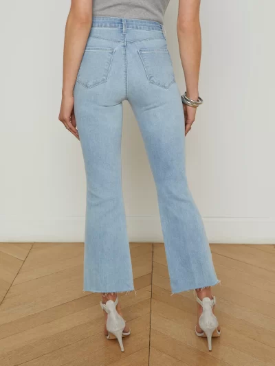 Kendra Cropped Flare Jean in Dorian - sz 26 - Image 4
