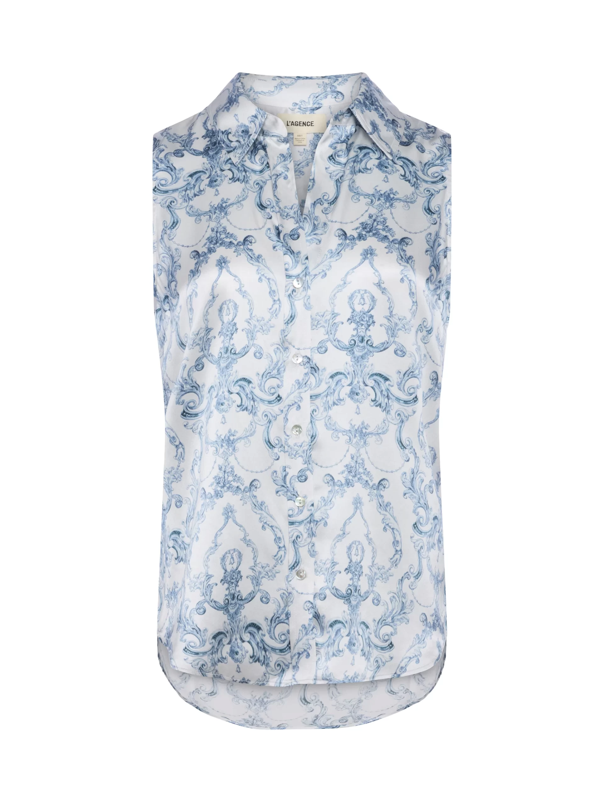 Emmy Sleeveless Silk Blouse - Image 2