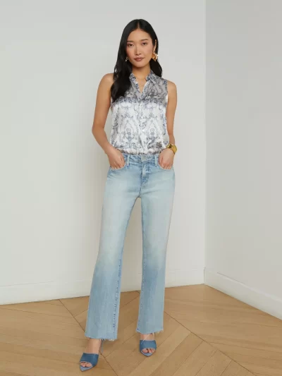 Emmy Sleeveless Silk Blouse - Image 4