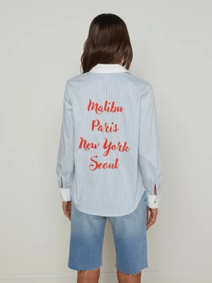 Ellery Blouse in scarlett