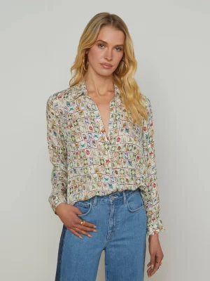 Nina Blouse in vintage white
