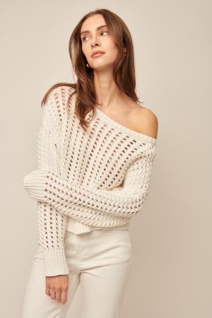 Evie Sweater in chalk
